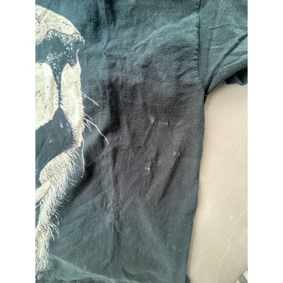 San Diego Zoo Lion T-Shirt Men's Size Large Graphic Crew Neck Black - Picture 4 of 7